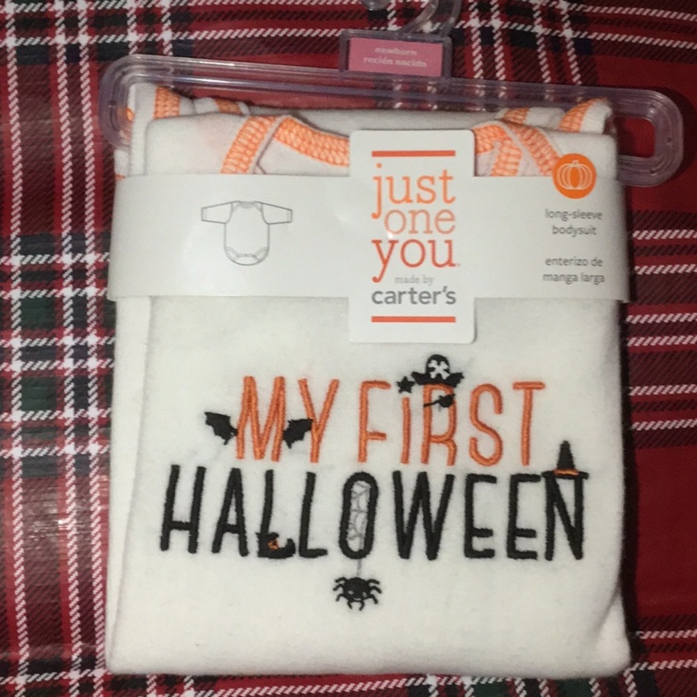 Carter’s My First Halloween Long Sleeved Onesie